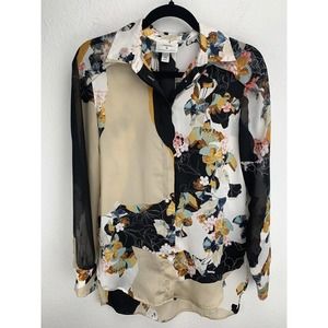 3.1 Phillip Lim for Target Blouse Floral Long Sleeve Size XS